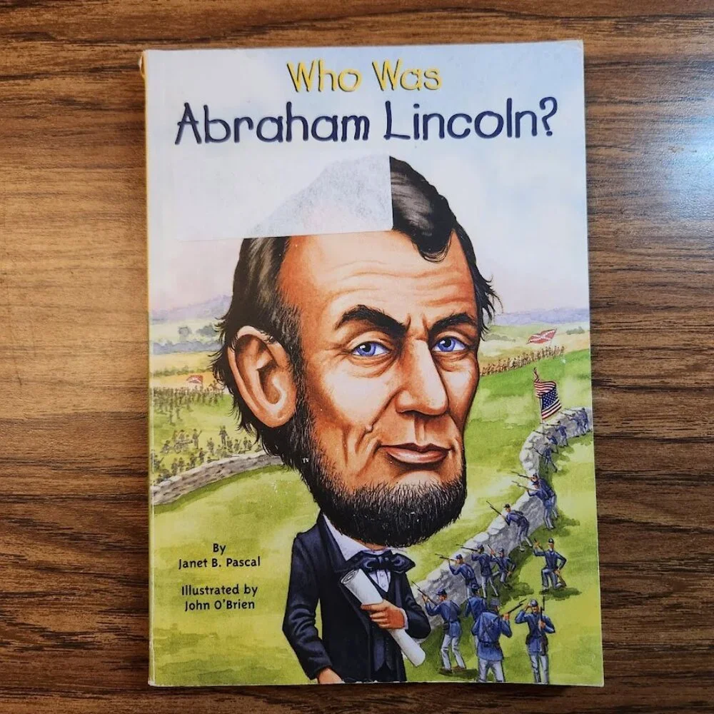 Who Was Abraham Lincoln?  by Janet B. Pascal Who HQ Biography Book Paperback